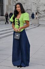 FLORA COQUEREL Arrives at Elie Saab Show at Paris Fashion Week 09/27/2024