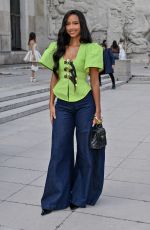 FLORA COQUEREL Arrives at Elie Saab Show at Paris Fashion Week 09/27/2024
