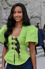 FLORA COQUEREL Arrives at Elie Saab Show at Paris Fashion Week 09/27/2024