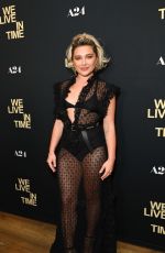 FLORENCE PUGH at We Live in Time Screening at Crosby Street Hotel in New York 09/09/2024