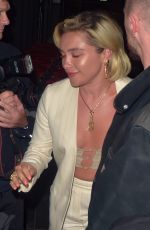 FLORENCE PUGH Leaves The Perfect Couple Premiere Aferparty in London 09/02/2024