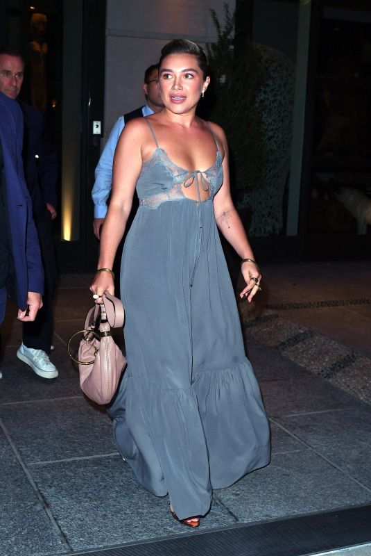 FLORENCE PUGH Night Out at New York Fashion Week 09/09/2024