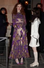 FLORENCE WELSCH Arrives at Valentino After-party at Paris Fashion Week 09/29/2024