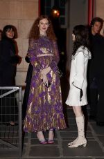 FLORENCE WELSCH Arrives at Valentino After-party at Paris Fashion Week 09/29/2024