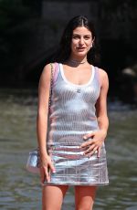 FOTINI PELUSO Arrives at Hotel Excelsior at 81st Venice International Film Festival 08/31/2024