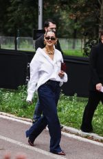 GAIA GOZZI Arrives at Gucci Show at Milan Fashion Week 09/20/2024