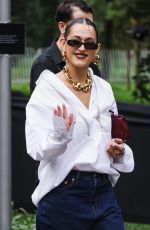 GAIA GOZZI Arrives at Gucci Show at Milan Fashion Week 09/20/2024