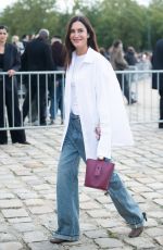 GALA GONZALEZ Arrives at Loewe Show at Paris Fashion Week 09/27/2024