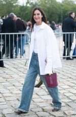 GALA GONZALEZ Arrives at Loewe Show at Paris Fashion Week 09/27/2024