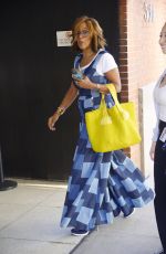GAYLE KING Arrives at Drew Barrymore Show in New York 09/05/2024