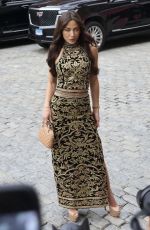 GEORGINA MAZZEO Arrives at Alice + Olivia Fashion Show in New York 09/07/2024