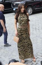 GEORGINA MAZZEO Arrives at Alice + Olivia Fashion Show in New York 09/07/2024