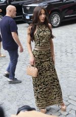 GEORGINA MAZZEO Arrives at Alice + Olivia Fashion Show in New York 09/07/2024
