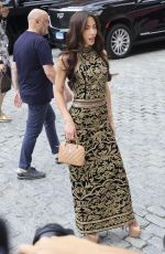 GEORGINA MAZZEO Arrives at Alice + Olivia Fashion Show in New York 09/07/2024