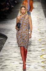 GIGI HADID at Versace Fashion Show at Milan Womenswear Spring/Summer 2025 Week 09/20/2024