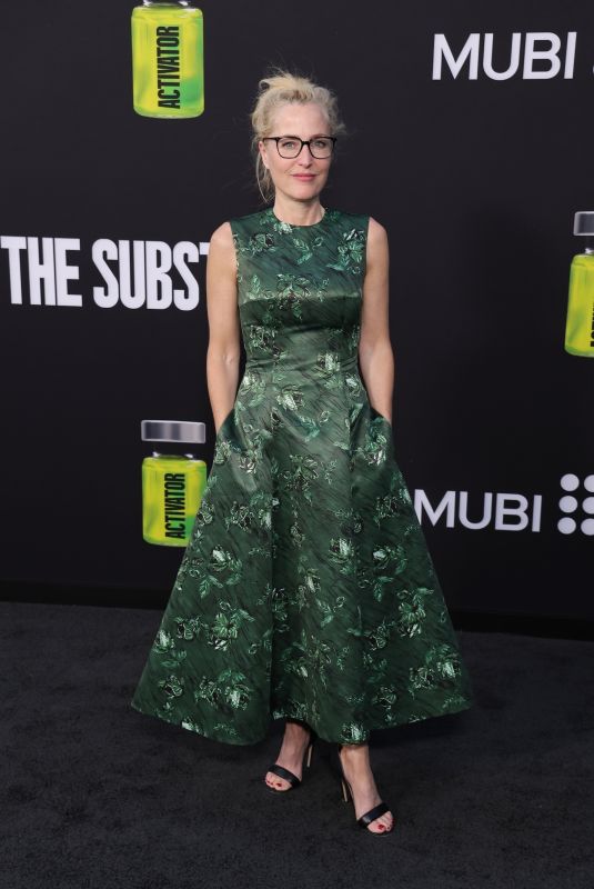 GILLIAN ANDERSON at The Substance Premiere in Los Angeles 09/16/2024