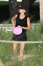 GISELE BUNDCHEN at a Game of Beach Tennis in Miami 09/04/2024