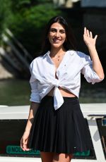 GIULIA SALEMI Arrives at Hotel Excelsior at 81st Venice International Film Festival 08/31/2024