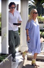 GWYNETH PALTROW and Brad Falchuck Out for Lunch in Santa Barbara 09/01/2024