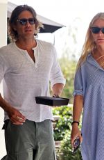 GWYNETH PALTROW and Brad Falchuck Out for Lunch in Santa Barbara 09/01/2024