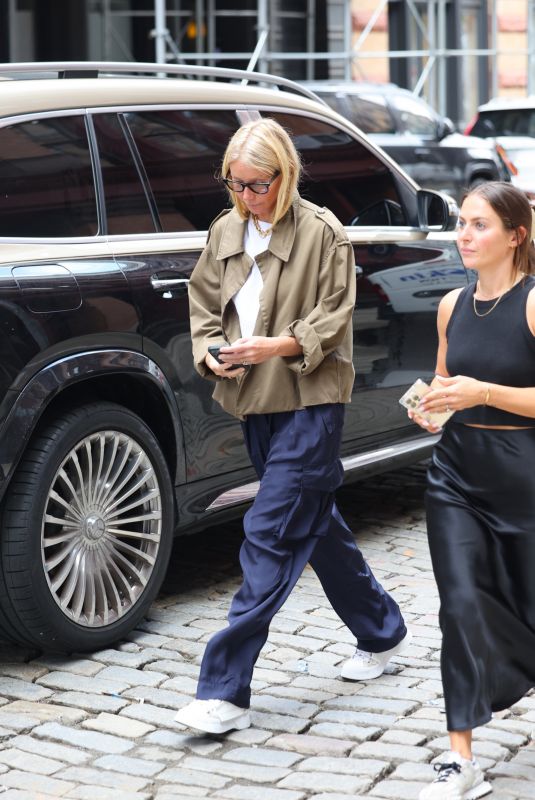 GWYNETH PALTROW Out and About in New York 09/09/2024