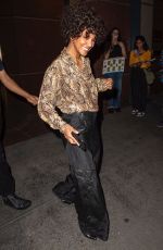 HALLE BERRY Arrives at Regal Movie Theatre in Times Square in New York 09/17/2024
