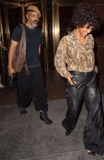 HALLE BERRY Arrives at Regal Movie Theatre in Times Square in New York 09/17/2024