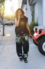 HALLE BERRY Out for Dinner at The Bird Streets Club in West Hollywood 09/23/2024
