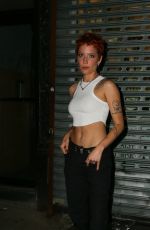 HALSEY Out for Dinner at Carbone Restaurant in New York 09/06/2024