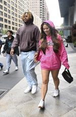 HANNAH GOSSELIN and Lennon Johnson Jr. Out in New York 09/24/2024
