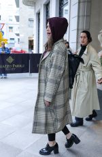 HAYLEY ATWELL Out and About in Milan 09/17/2024