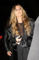 HEIDI KLUM and Tom Kaulitz Arrives at Vetements Party at Costes in Paris 09/27/2024