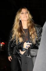 HEIDI KLUM and Tom Kaulitz Arrives at Vetements Party at Costes in Paris 09/27/2024