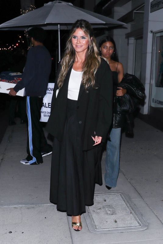 HEIDI KLUM Celebrates Her Son’s 19th Birthday at Mr. Chows in Beverly Hills 09/13/2024