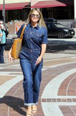 HEIDI KLUM in Denim OverLlas Arrives at America
