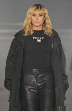 HEIDI KLUM Walks Vetements Runway Show at Paris Fashion Week 09/27/2024
