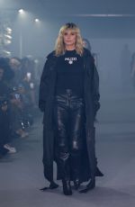 HEIDI KLUM Walks Vetements Runway Show at Paris Fashion Week 09/27/2024