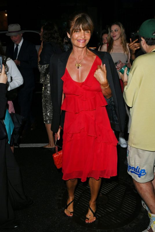 HELENA CHRISTENSEN Arrives at Electric Lady Studios in New York City 09/07/2024