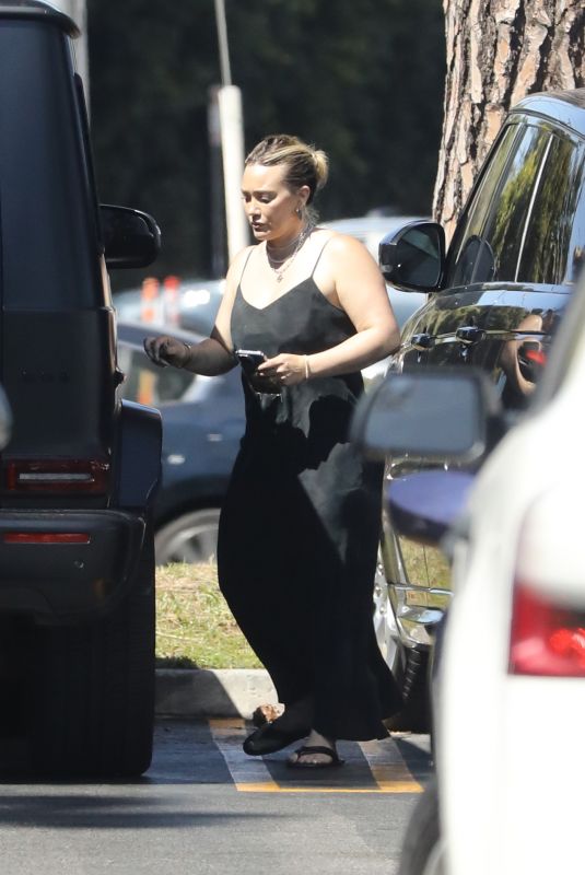 HILARY DUFF Out and About in Los Angeles 09/01/2024
