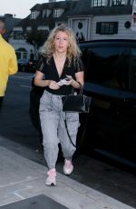 HOLLY JETER Out for Dinner at The Bird Streets Club in West Hollywood 09/23/2024
