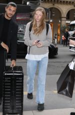 HUNTER SCHAFER Arrives in Paris for Fashion Week 09/24/2024