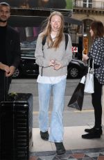 HUNTER SCHAFER Arrives in Paris for Fashion Week 09/24/2024