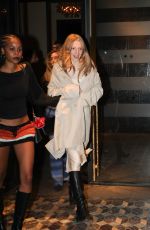 HUNTER SHAFER Leaves a Party with Friends at Costes in Paris 09/24/2024