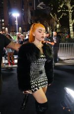 ICE SPICE Arrives at Luar Show at New York Fashion Week 09/10/2024