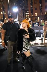 ICE SPICE Arrives at Luar Show at New York Fashion Week 09/10/2024