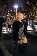 ICE SPICE Arrives at Luar Show at New York Fashion Week 09/10/2024
