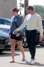 ILONA MAHER and Alan Bersten Arrives at Rehearsal Session in Los Angeles 09/27/2024