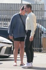 ILONA MAHER and Alan Bersten Arrives at Rehearsal Session in Los Angeles 09/27/2024