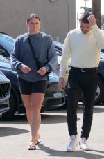 ILONA MAHER and Alan Bersten Arrives at Rehearsal Session in Los Angeles 09/27/2024