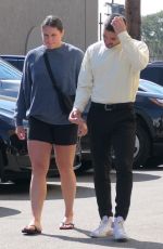 ILONA MAHER and Alan Bersten Arrives at Rehearsal Session in Los Angeles 09/27/2024